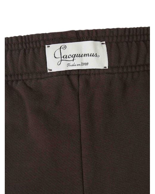 Jacquemus Brown Cotton Sweatpants for men