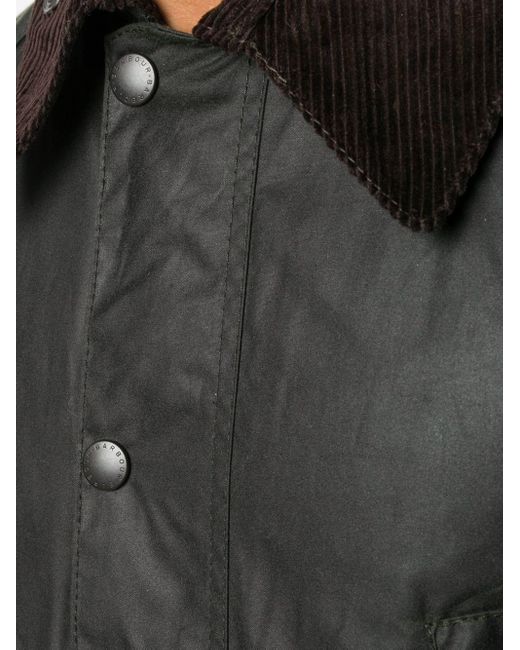 Barbour Black Bedale Waxed Cotton Jacket for men