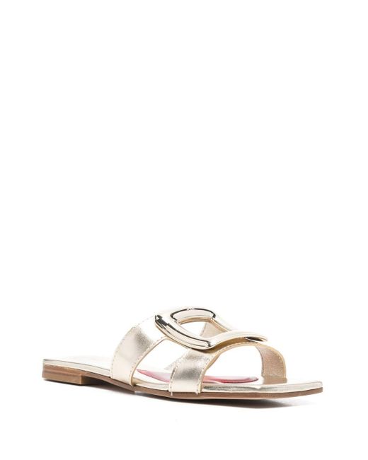 Roger Vivier White Belle Vivier Slipper