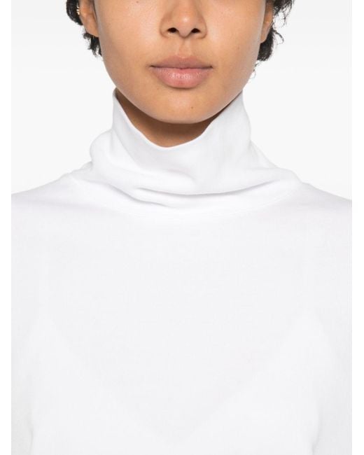 The Row White Kelta Cotton Sweater