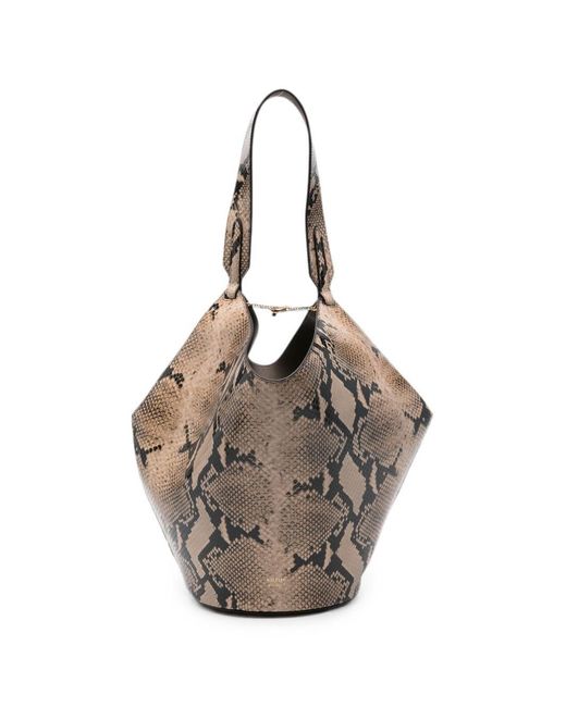 Borsa A Secchiello di Khaite in Metallic