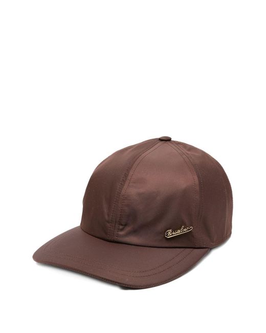 Borsalino Brown Hiker Nylon Cap for men