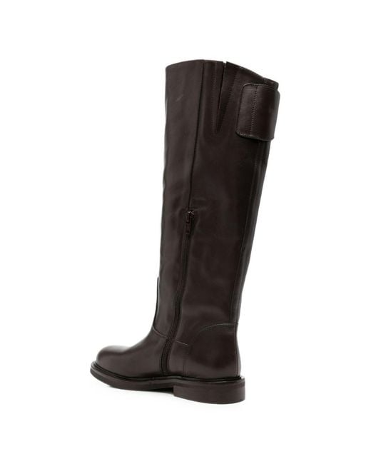 Poeve Black Finn Leather Boots