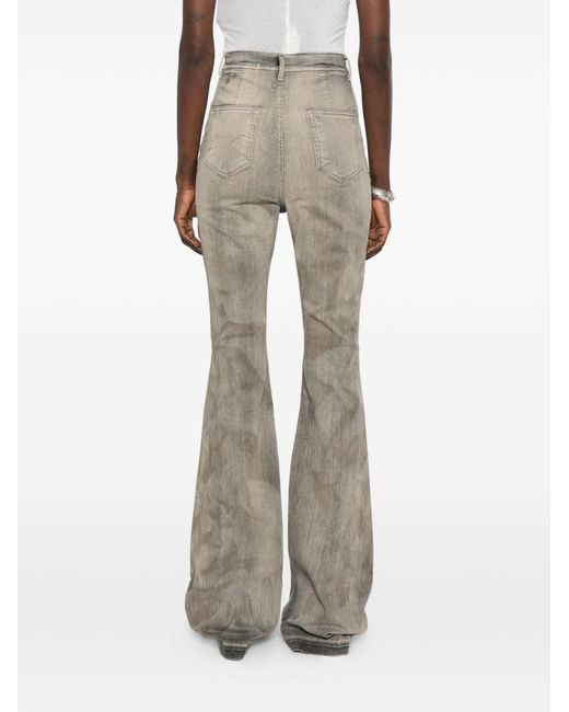 Rick Owens Gray Bootcut Denim Jeans
