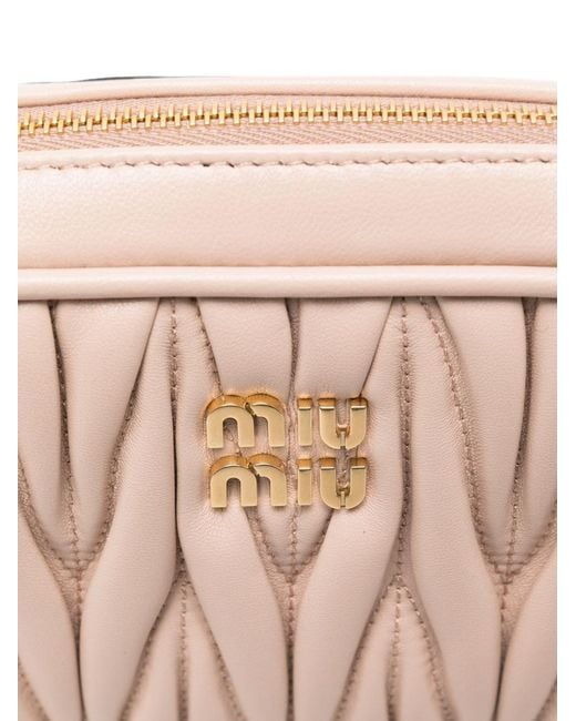 Miu Miu Pink Leather Mini Bag