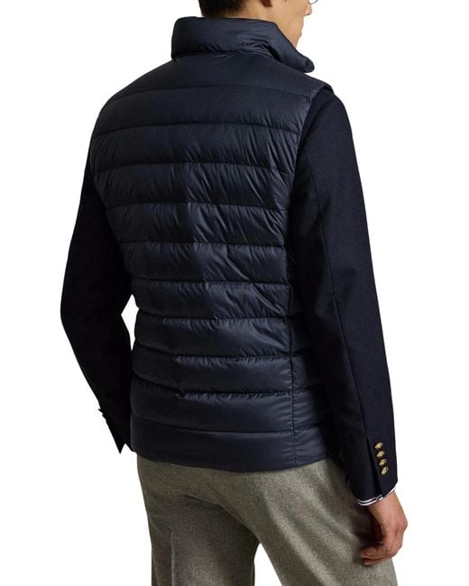 Polo Ralph Lauren Blue The Colden Packable Down Gilet for men