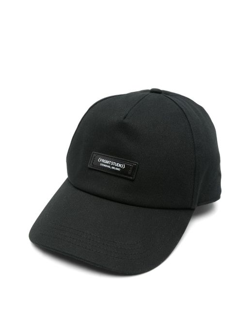 Moncler Genius Black X Frgmt Gabardine Baseball Cap for men