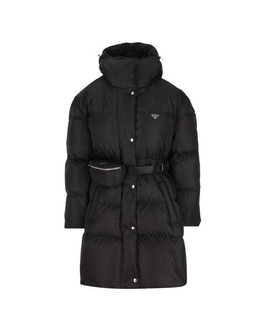 Prada Black Re-Nylon Down Jacket
