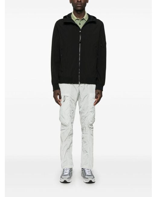 C P Company Black C.P. Shell-R Hooded Jacket for men