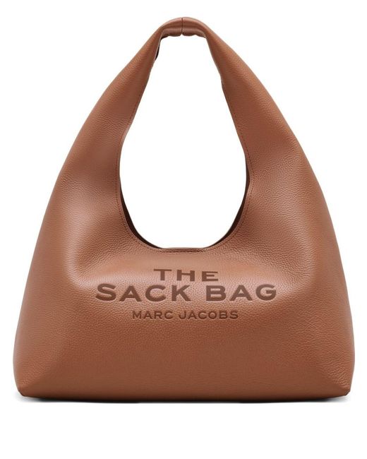Marc Jacobs Brown The Sack Leather Handbag