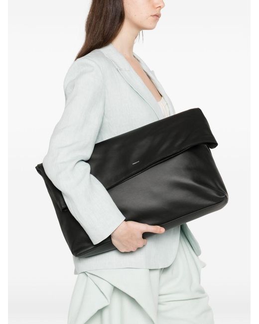 Herskind Black Sofia Leather Tote Bag