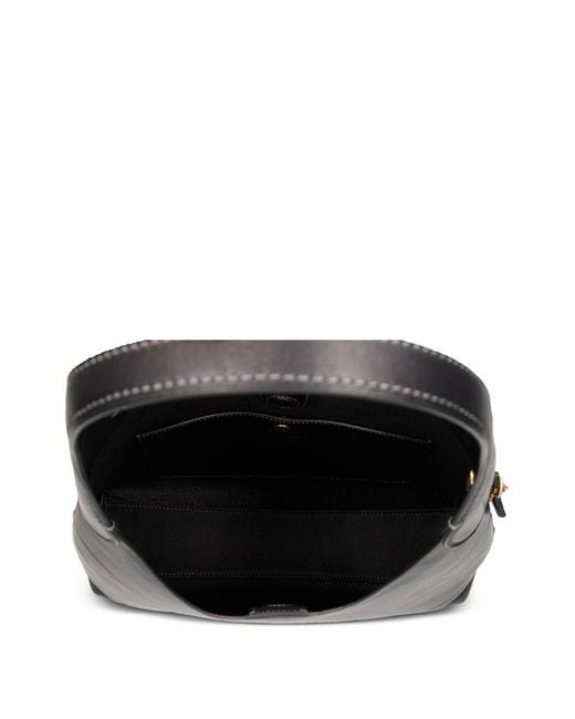 COACH Black Brooklyn 28 Leather Hobo Bag