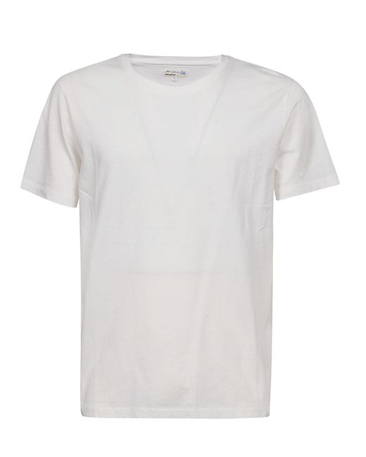 Merz B. Schwanen White Organic Cotton T-shirt for men