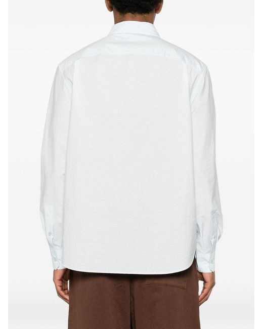 Loewe White Cotton Blend Shirt for men