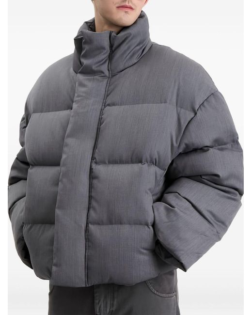 Entire studios Gray Mml Padded Down Jacket for men