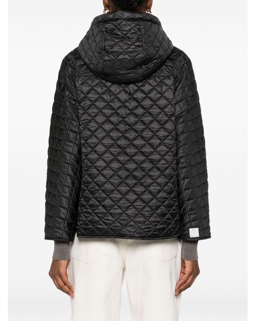 Max Mara Black Padded Blouson Jacket