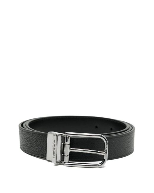 Michael Kors Black Leather Reversible Belt for men