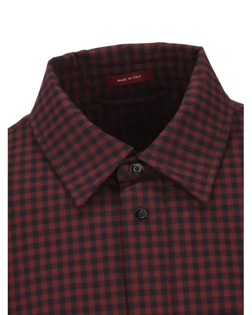 Gucci Purple Checked Cotton Padded Jacket for men
