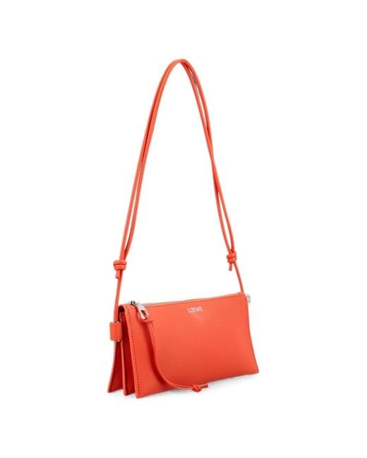 Borsa Mini di Loewe in Red