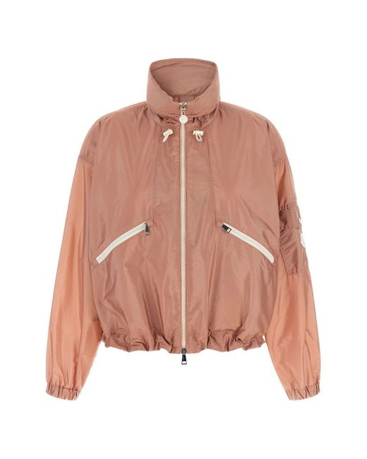 Moncler Pink Marmacy Nylon Blouson Jacket