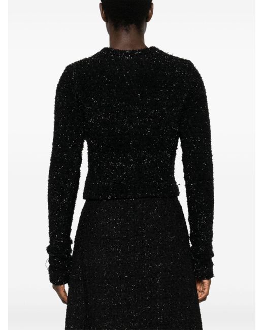 Balenciaga Black Cropped Jacket