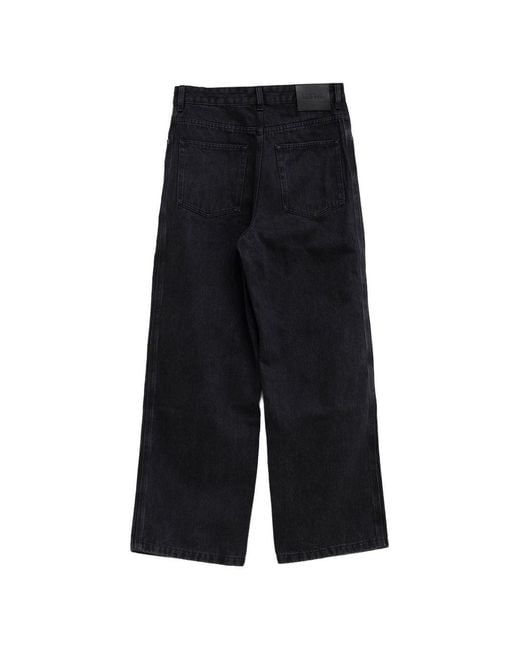 Loewe Black Anagram Baggy Jeans for men