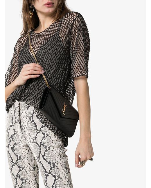 Mini Borsa Cassandre di Saint Laurent in Black