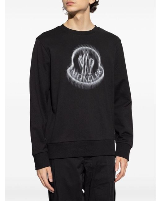 Felpa di Moncler in Black da Uomo