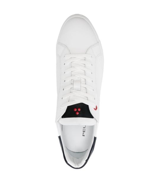 Peuterey White Leather Sneakers for men