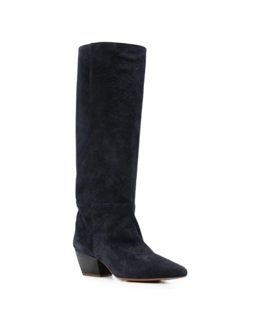 Forte_forte Blue Suede Leather Boots