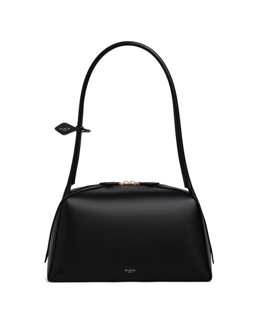 Alaïa Black Le Bouledogue Medium Leather Shoulder Bag
