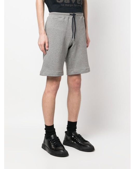 Paul Smith Gray Cotton Shorts for men