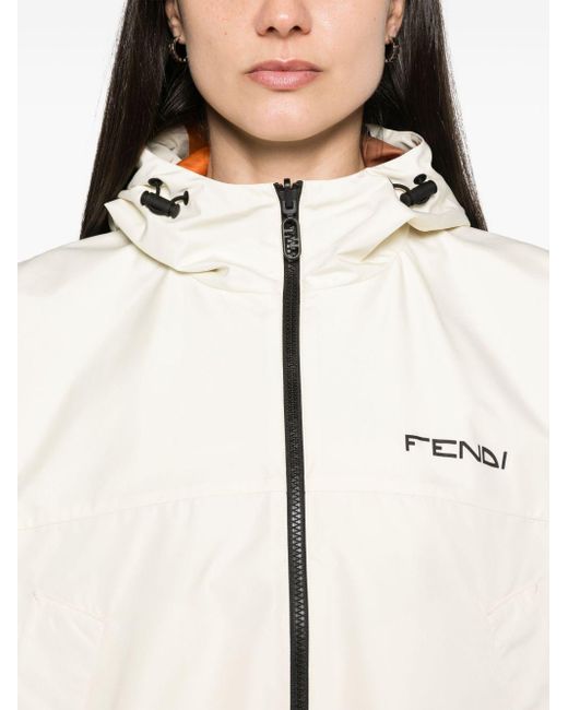 Fendi Natural Nylon Reversible Jacket