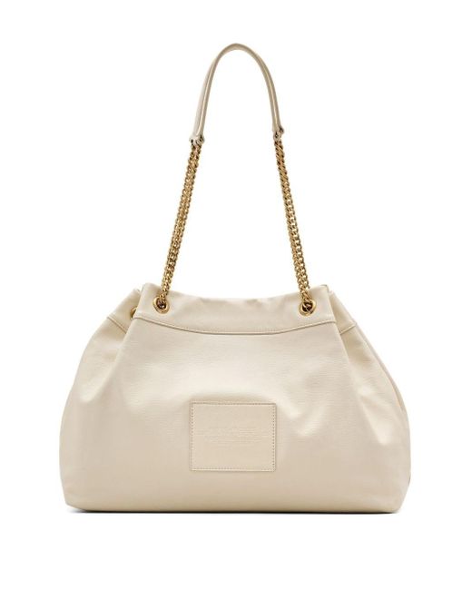 Marc Jacobs Natural The Chain Sack Leather Shoulder Bag