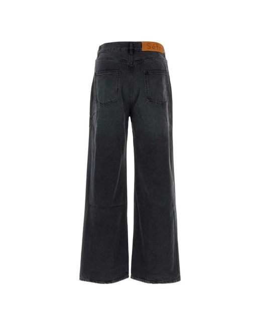 Séfr Blue Relaxed Jeans for men