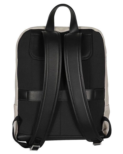 Brioni Natural Via Veneto Canvas Backpack for men