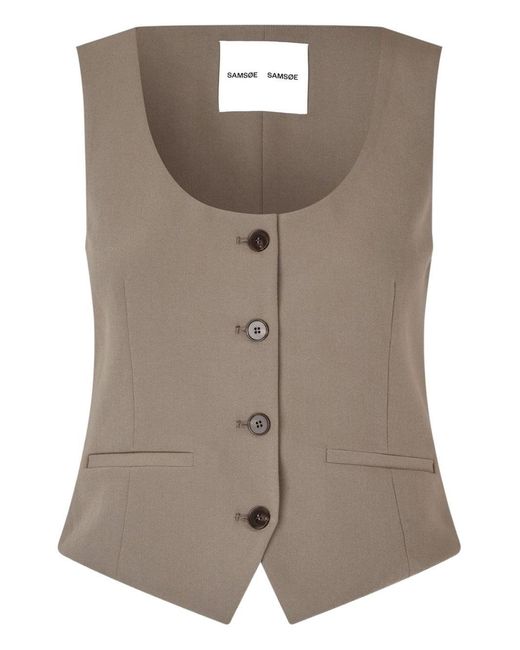 Samsøe & Samsøe Brown Salaney Vest