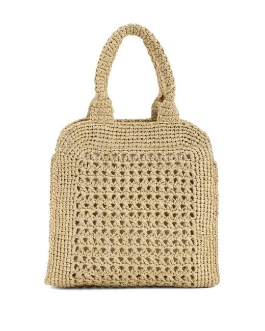 Borsa Ivy di Miu Miu in Natural