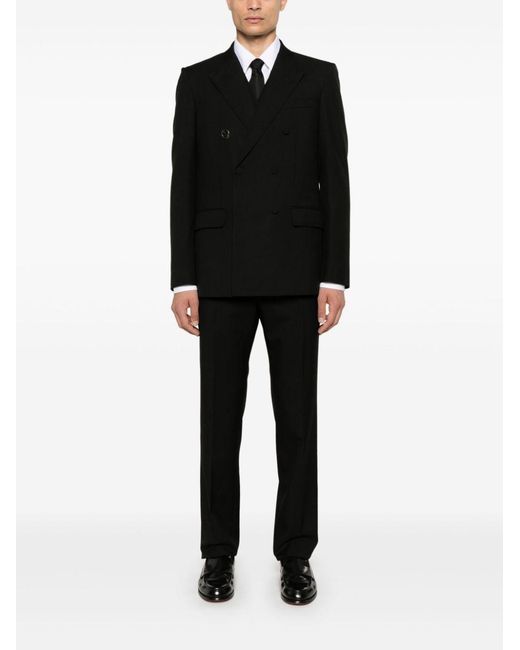 Gucci Black Wool Suit for men