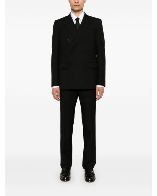 Gucci Black Wool Suit for men