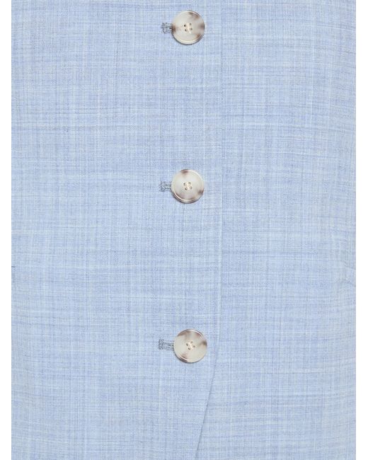 Boss Blue Wool Vest