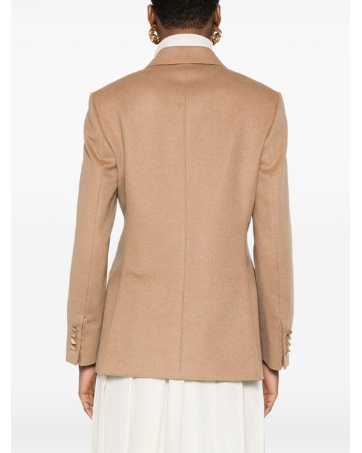 Blazer Doppiopetto di Max Mara in Natural