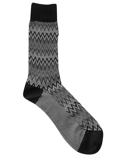 Missoni Black Cotton Socks for men
