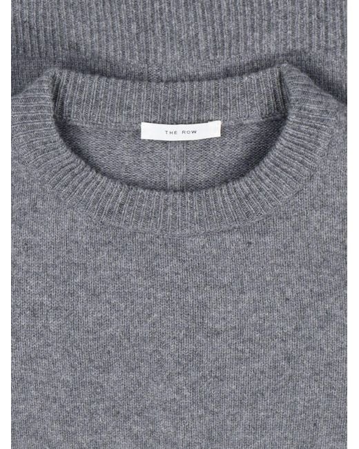 The Row Gray Sibem Wool And Cashmere Jumper