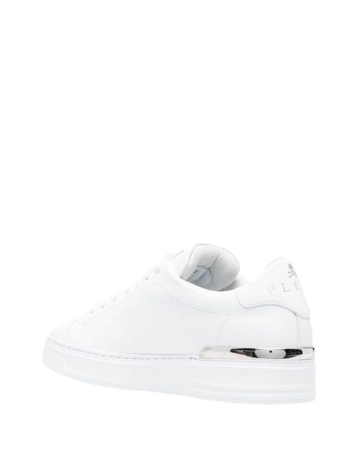 Philipp Plein White Hexagon Sneaker for men