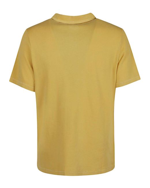 Merz B. Schwanen Yellow Organic Cotton Polo Shirt for men