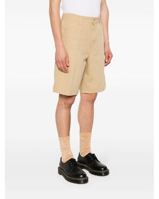 Carhartt Natural Single Knee Canvas Shorts for men