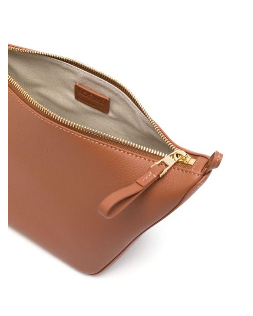 Loewe Brown Mini Hammock Hobo Leather Shoulder Bag