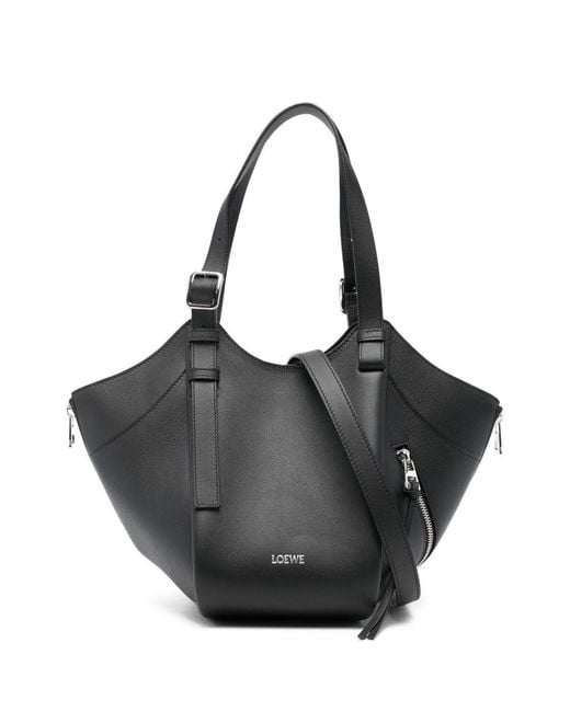 Loewe Black Hammock Leather Tote Bag