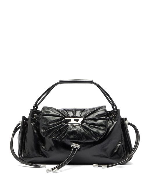 DIESEL Black Scrunch Handbag